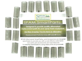 Spray Foam 60 mesh filters 6 pc fits Graco Fusion Air Purge AP guns 246358 SFAM - £10.76 GBP
