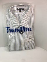 Twin Hill XL 34/35 Style 440-0071-101 Shirt-Bleecker-LS Color Green/Brown - $22.56
