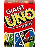 UNO Classic Giant Card Game Mattel With Customizable Cards - $29.02