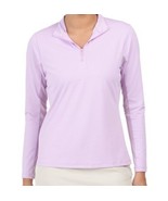 NWT GOTTEX Lavender Golf Tennis Long Sleeve Mock Shirt  L &amp; XL - $54.69 CAD
