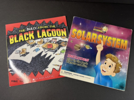 Solar System: Simple Science GLOW IN DARK planets &amp; sun LOT OF 2 Books - £12.57 GBP