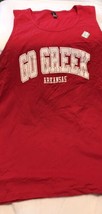 Red XXL Go Greek .Tank Top. University Of Arkansas - £9.22 GBP