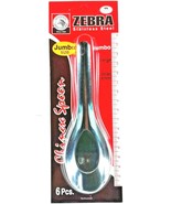 6pcs/ pack ZEBRA Spoons Jumbo Size Stainless Steel Hot Soup Kitchen or R... - $12.86