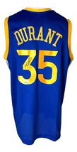 Kevin Durant Golden State Signé Bleu Basketball Jersey Bas - £310.08 GBP