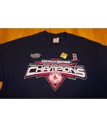 BOSTON RED SOX MLB  World Series CHAMPIONS T-Shirt LARGE NEW - $26.89 CAD
