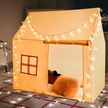 Gift For Christmas Cottage Style Play Tents With Small String Lights For... - $67.99