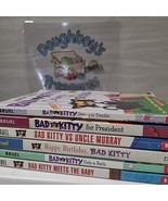 Bad Kitty Paperback Book Lot Of 6 Nick Bruel Scholastic Children&#39;s Young... - £12.57 GBP