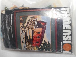 Dimensions 1978 Needlepoint Kit 2091 COVERED BRIDGE Roger Reinardy 16X12" - $29.99
