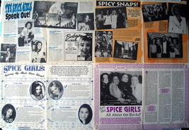 SPICE GIRLS ~ Fourteen (14) Color and B&amp;W ARTICLES from 1998-1999 ~ Clip... - £10.04 GBP