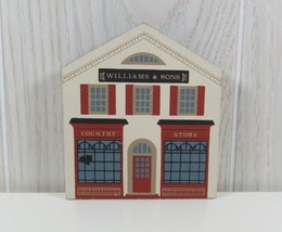 The Cats Meow wood wooden village Williams &amp; Sons Country Store house de... - $4.94