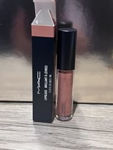 MAC Lipglass BEAUX: Warm Medium Brown Pearl, Discontinued! Lip Gloss BNIB - $28.46