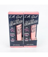 LA Girl Soft Matte Cream Blush GBL441 Rosebud .27 Fl Oz Ea Lot Of 2 - $11.60