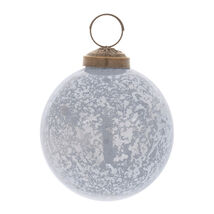 Slate Blue Soda Lime Glass Ball Ornament (Set of 6) - $54.18