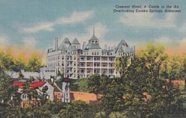 Eureka Springs Arkansas AR Crescent Hotel Postcard D16 - £2.34 GBP