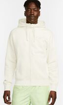 Nike sportswear Mens Bone White Out Full Zip Fleece Hooded Jacket!!(2XL) - $47.49
