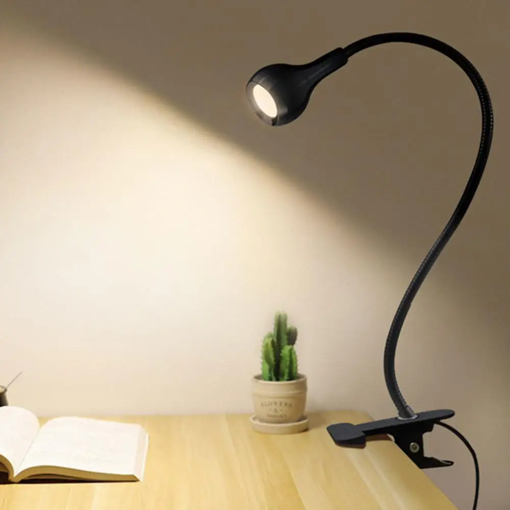 3W LED Desk Computer Lamp USB Powered Eye Protection Table Light 360°Folding - £6.23 GBP