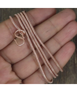 9 inch Pure Copper Thin Snake Chain Anklet, Healing Copper Jewelry Spiri... - $18.61