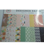 Colorbok 68lb Designer Single-Sided Paper 12&quot;X12&quot; 50/Pkg Wild &amp; F 765468... - £8.70 GBP