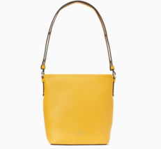 New Kate Spade Max Duffel Crossbody Pebble Leather Sunflower Field - $92.91