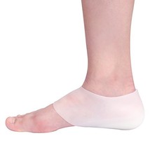 1 Inch Height Increase Gel Sleeves - Silicone Heel Socks - Invisible Heel Protec - £11.79 GBP