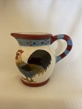 Milson &amp; Louis Hand Painted Rooster Creamer Milk Pitcher - $21.78