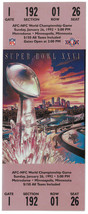 Super Bowl XXVI Replica Ticket- Washington Commanders/Buffalo Bills (Minneapolis - £14.11 GBP
