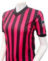 Smitty | USA-211-PINK | Women&#39;s Pink Basketball Referee Shirt Sublimated... - £43.96 GBP