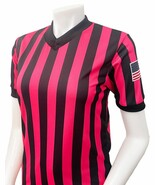 Smitty | USA-211-PINK | Women&#39;s Pink Basketball Referee Shirt Sublimated... - $1,048.91 MXN