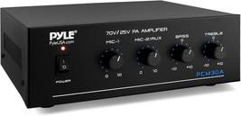 Pyle Compact Mini Home Power Amplifier - 60W Smart Small Indoor Audio, Pcm30A - $118.99