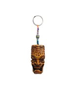 Mia Jewel Shop Kane Polynesian Tiki Head 3D Figurine Keychain Multicolor... - $295.75 MXN
