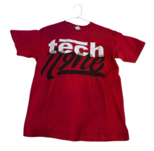 Tech N9ne Strange Music Record Label Hip Hop Rap Graphic Red T-Shirt Medium - $38.00