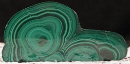 Green Malachite Stone Slice Congo Display Specimen Orbital Stalactite 5 ... - £72.10 GBP