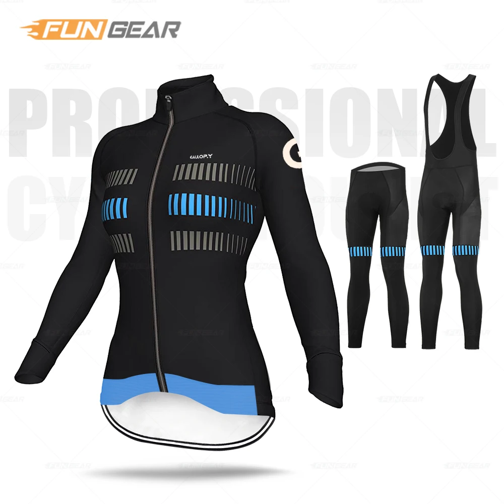 Sporting Women Cycling Clothes Long Sleeve  Set Breathable Lady Road Bike Unifor - £43.16 GBP