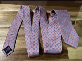 Geometric Stars NAUTICA Silk Neck Tie-Pink/Blue Pointed 3”W Men’s EUC - $10.49