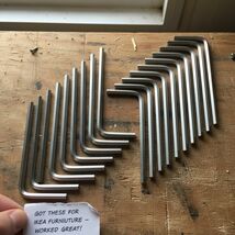 3 mm Hex Key Wrench, L-Shape Allen Key Metric, 20 Pcs Chrome Vanadium Steel - $11.93 CAD