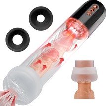 Electric Penis Vacuum Pump With 5 Suction Intensities, Rechargeable Penis Enlarg - £43.24 GBP
