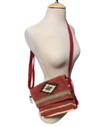 Crosstree Lane Crossbody Messenger Purse Adjustable Strap Aztec Serape Boho - £37.25 GBP