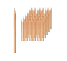 Natural Wooden Pencil HB 18.7cm 100EA - £27.62 GBP