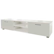 White TV Stand for 70 Inch TV Stands, Media Console Entertainment Center TV - £155.04 GBP