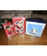 2pc Mixed Lot Christmas Tree Ornament Set Betty Boop Santa &amp; Snowman Can... - $28.48 CAD