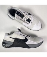 Nike Metcon 7 White Black Grey CZ8281-100 Men&#39;s Size 7.5 Shoes EUC - £46.59 GBP