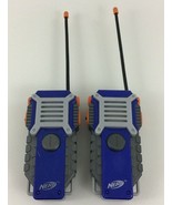 Nerf N Strike Walkie Talkies Handheld Toy 2pc Set Blue Orange Hasbro Tested - £11.64 GBP