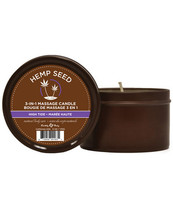 Earthly Body Suntouched Hemp Candle - 6 Oz Round Tin High Tide - £18.97 GBP