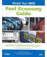 EPA 2013 Fuel Economy Guide vintage US brochure Gas Mileage 13 - $13.72 CAD