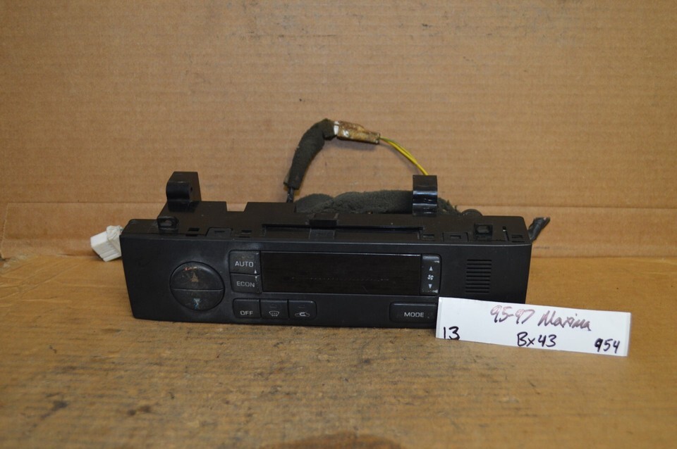 95-97 Nissan Maxima Temperature AC Climate 2852540U00 Control 954-13 Bx 43 - $29.39