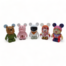 Disney Vinylmation 3&quot; Tall Figures Mixed Series Pig Fortune Teller Lot of 5 c - £16.01 GBP