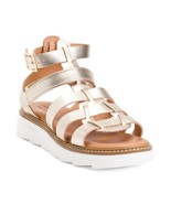New Carlo Pera gladiator sandals womens EU 39 gold leather platform - $81.93 CAD
