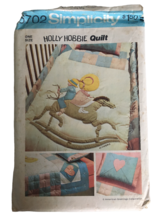 Simplicity Sewing Pattern 6702 Holly Hobbie Quilt Pillowcase for Crib Childs Bed - £5.60 GBP