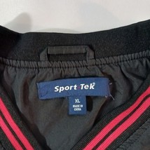 Sport Tek JST62 NEWLY WEDS FOODS Men XL Black Windbreaker Pullover V-Neck Jacket image 3