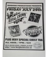 Royal Crown Revue Concert Promo Ad Glass House 2011 Pomona Cadillac Tramps - €17,13 EUR